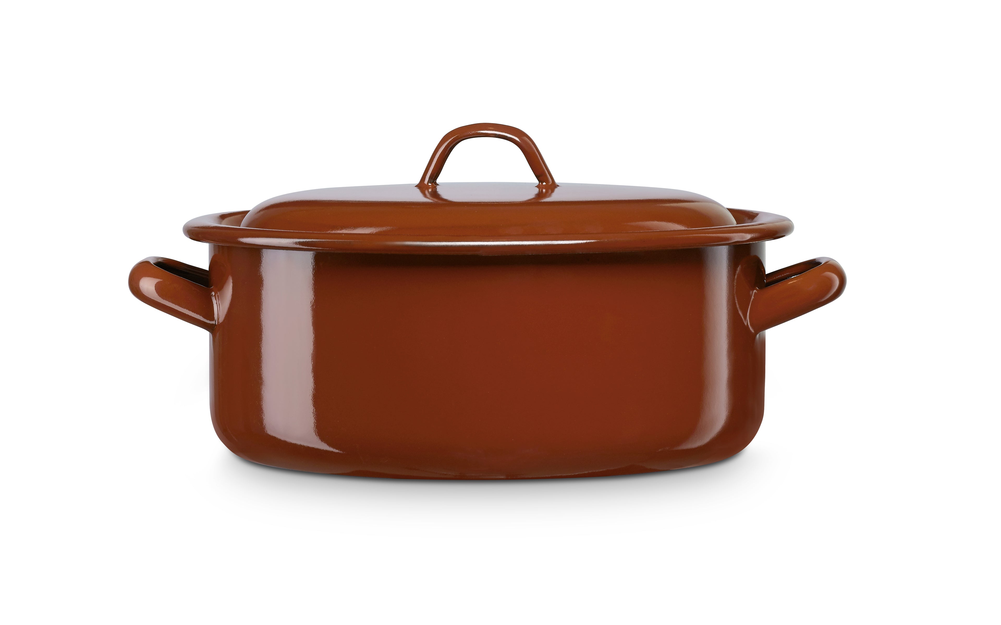 Cacerola Recta de Acero Esmaltado Vitrificado