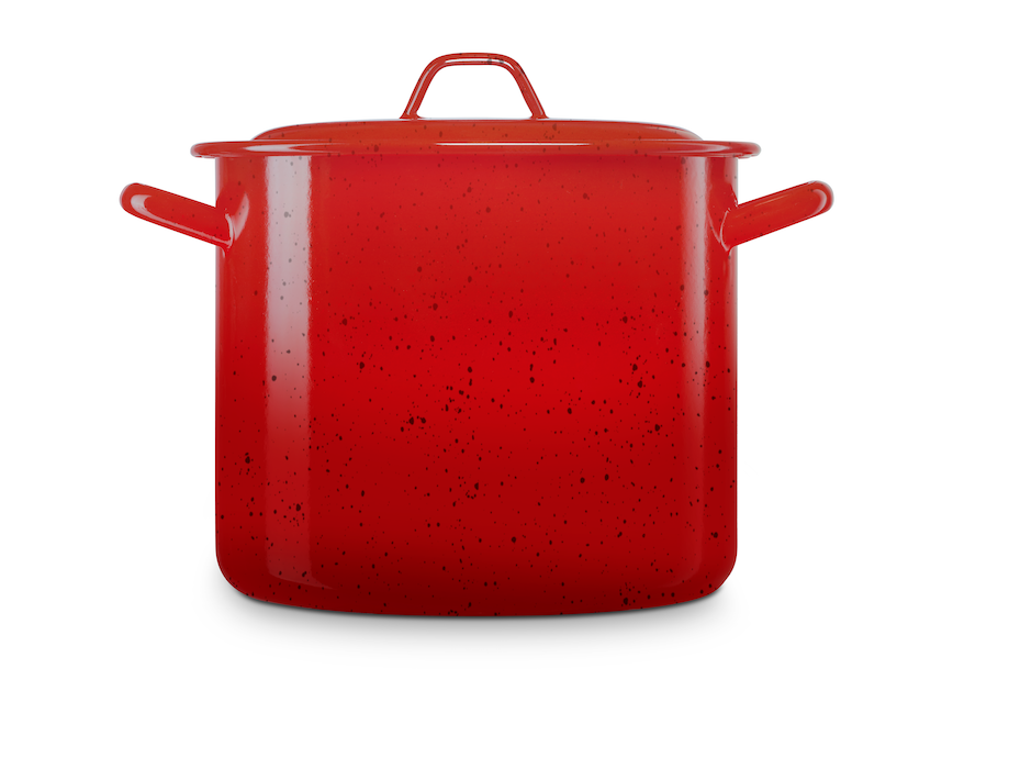 Olla Alta de Acero Esmaltado Vitrificado